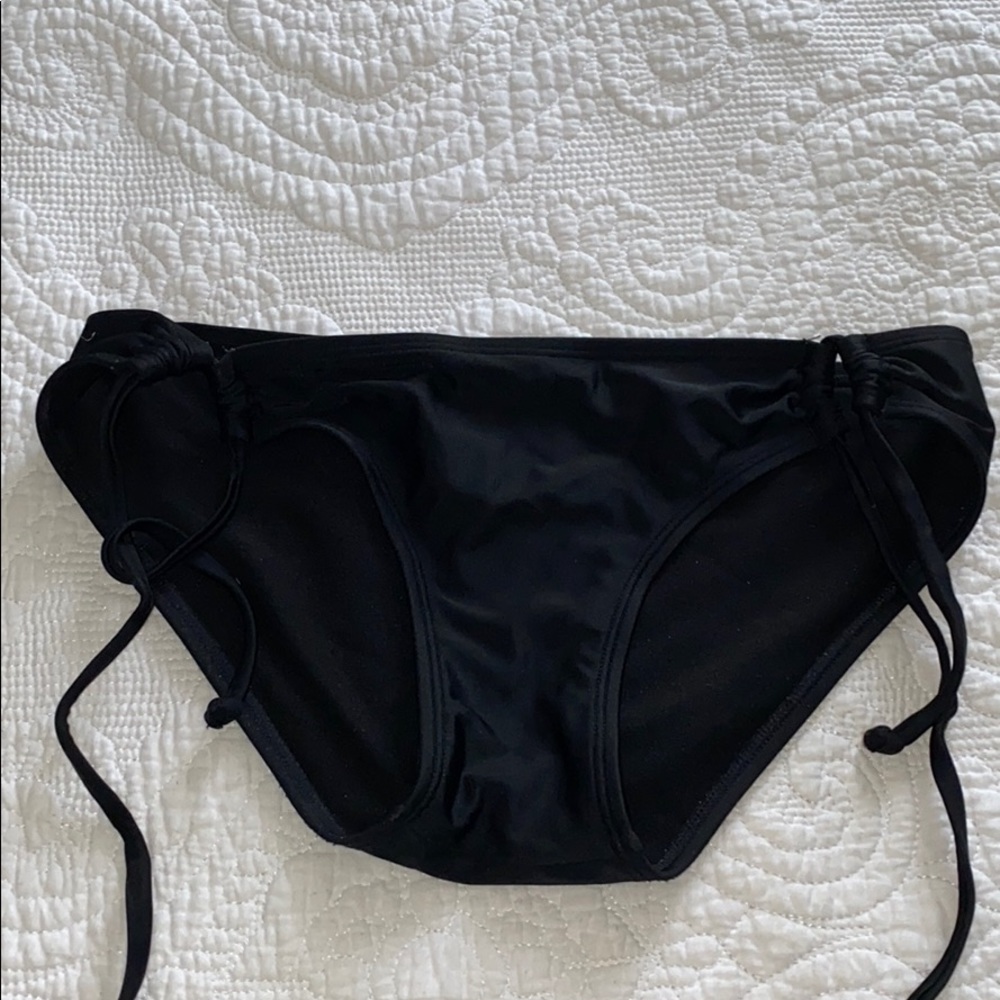 black bikini bottoms